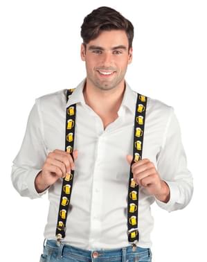 Tirantes de jarra de cerveza para adulto