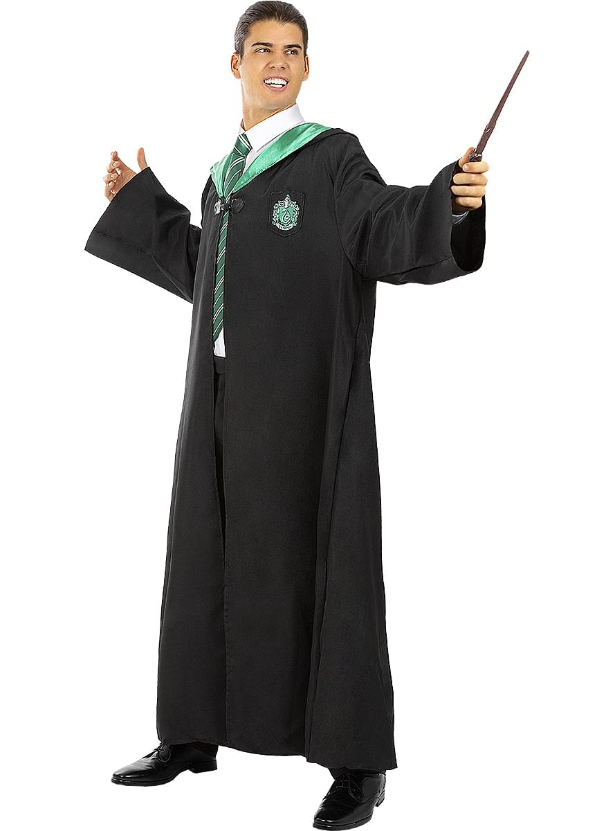 Slytherin Harry Potter kostýmið fyrir fullorðna
