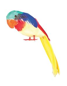 Figura decorativa de Arara multicolor