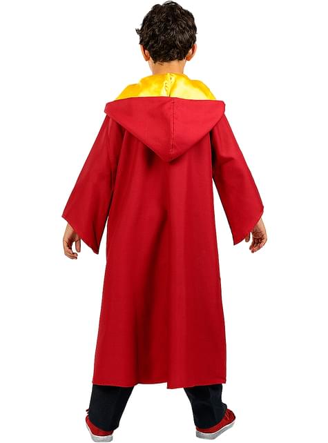 Costume da tunica di Harry Potter Quidditch Grifondoro per bambini