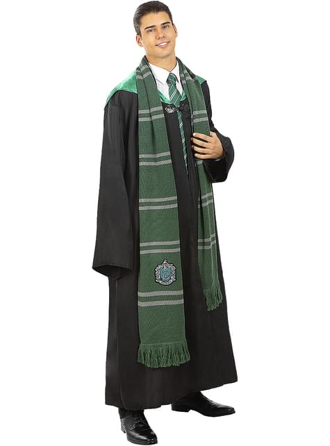 Bufanda De Harry Potter Caliente Engrosada Slytherin Hogwarts