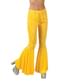 Pantalon Pattes d'eph jaune femme