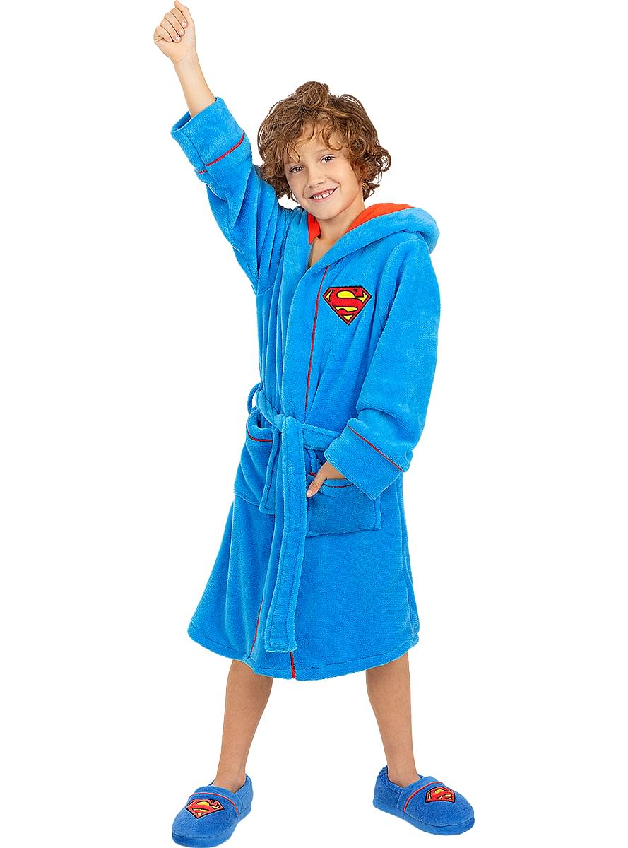 Superman fürdőköpeny gyerekeknek