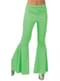 Groene bell bottom broek voor vrouw