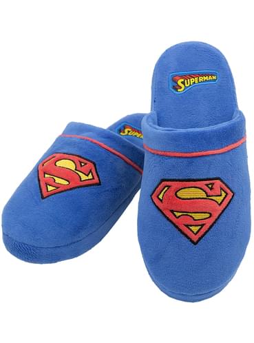 Superman Slippers for Adults | Funidelia