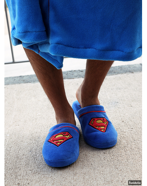 Superman Slippers for Adults