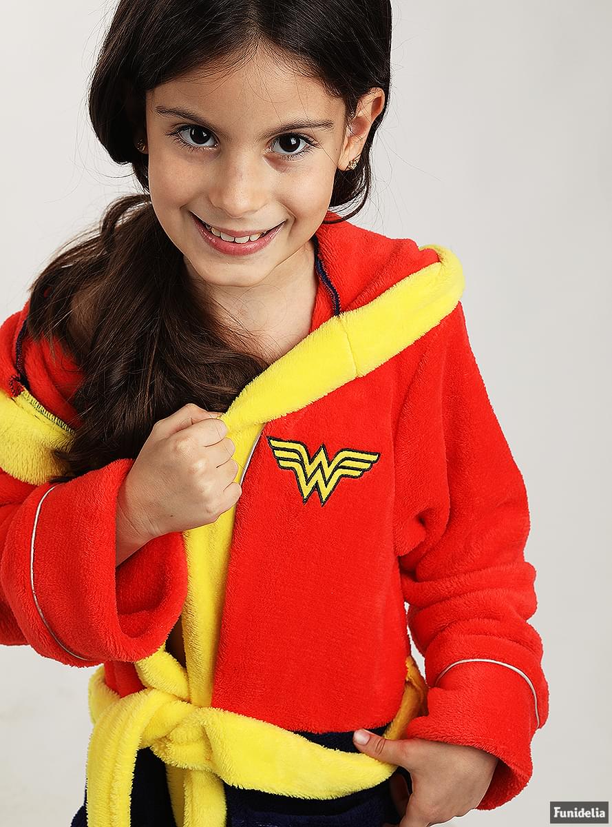 Morgonrock Wonder Woman för barn