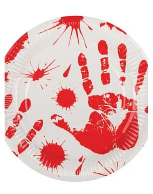 Set 6 borden bebloed