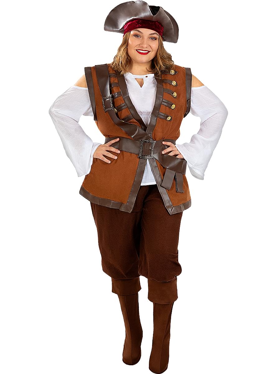 Pirate Costume for Women Plus Size - Caribbean Collection