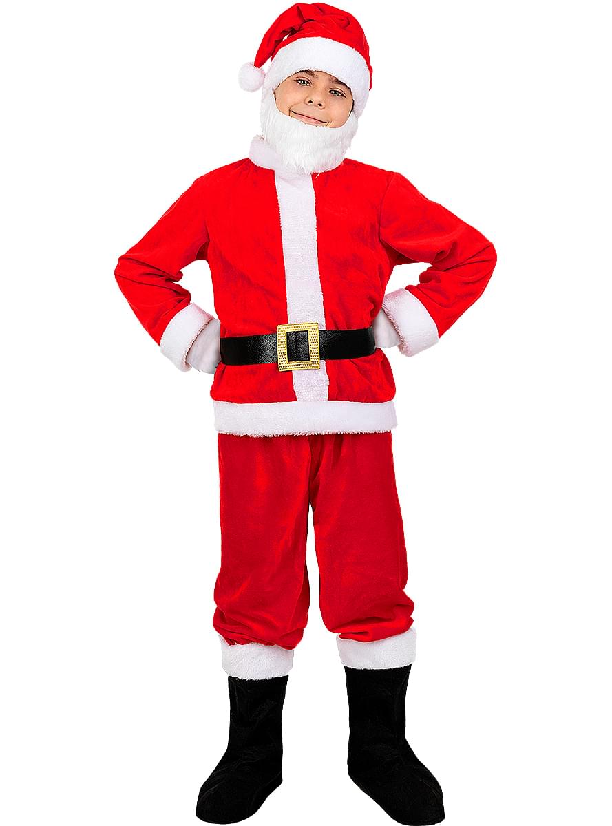 Disfraz de Papá Noel Deluxe para niño