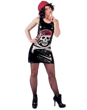Vestido pirata de lentejuelas para mujer