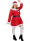Costume da Mamma Natale da donna taglie forti