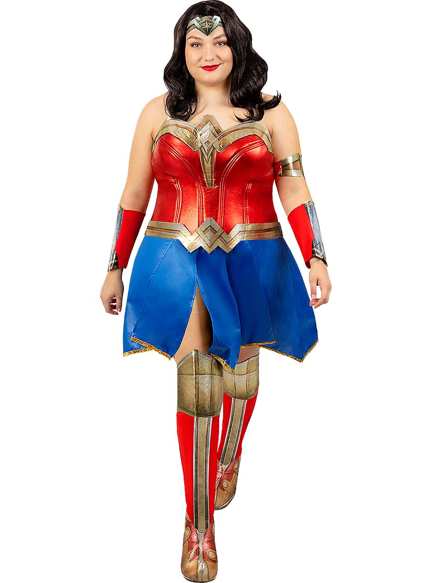 Wonder Woman búning plús stærð