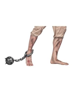 Bola y cadena de preso fugitivo