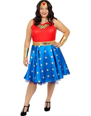 Disfraz de Wonder Woman clásico talla grande