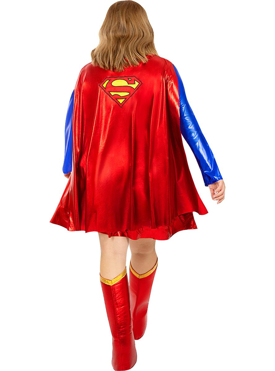 Supergirl костюм за жени в плюс размер