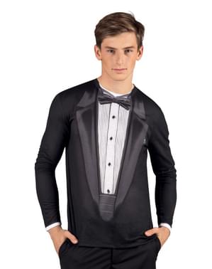 Shirt elegante smoking voor mannen