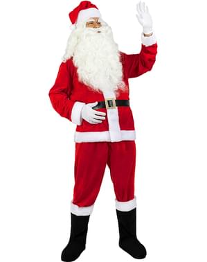 Costume Complet Père Noël Grande Taille - 9 Pièces, Ajustable, Idéal Fêtes, événements, Cosplay