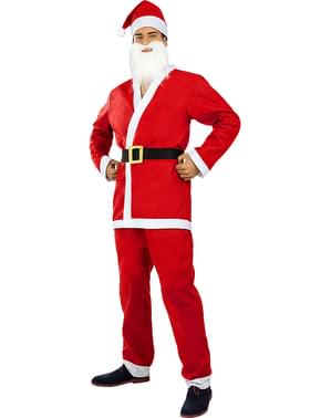 Costum de Moș Crăciun pentru bărbați mărimi mari