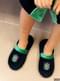 Slytherin Slippers for Kids - Harry Potter