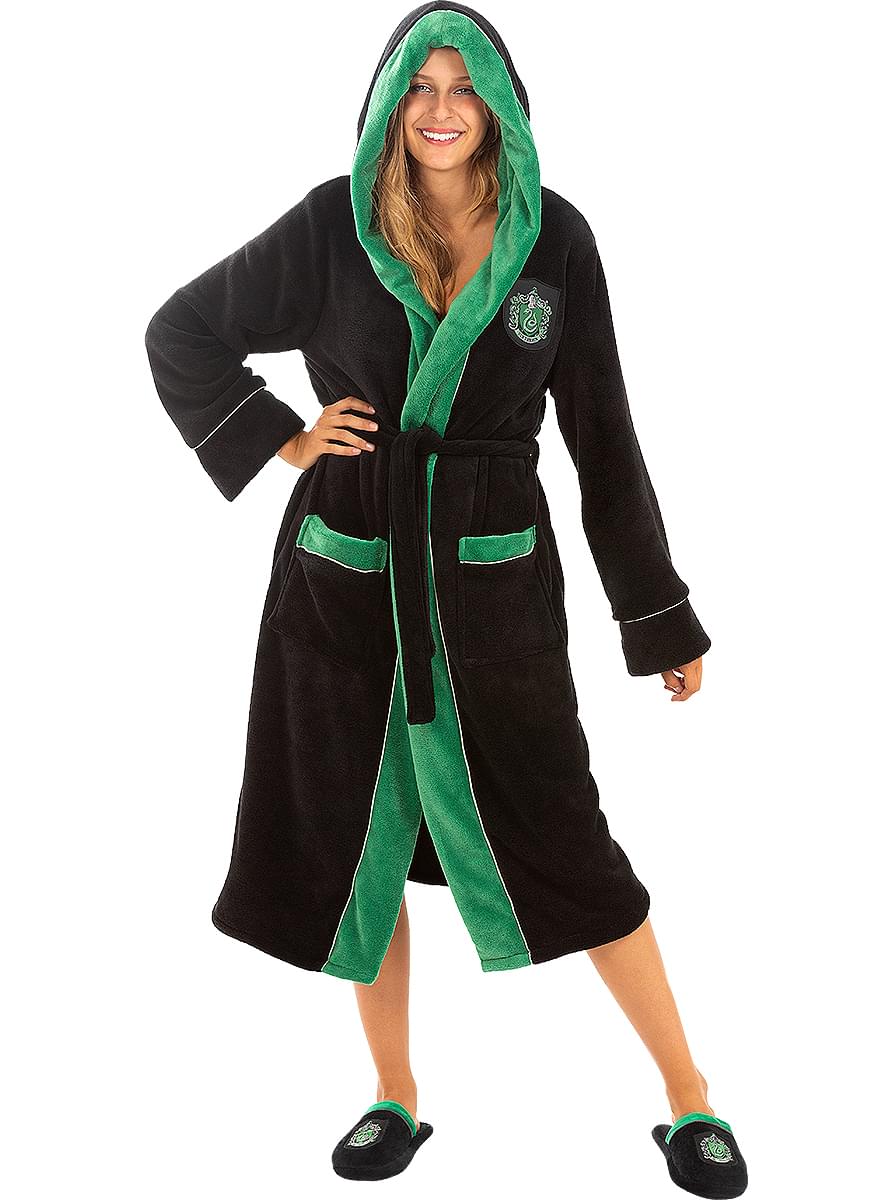 Slytherin Dressing Gown for Adults - Harry Potter