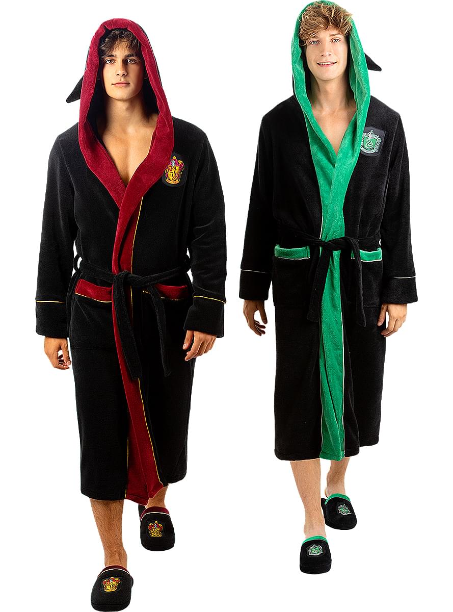 Halat de baie de Slytherin pentru adulți - Harry Potter