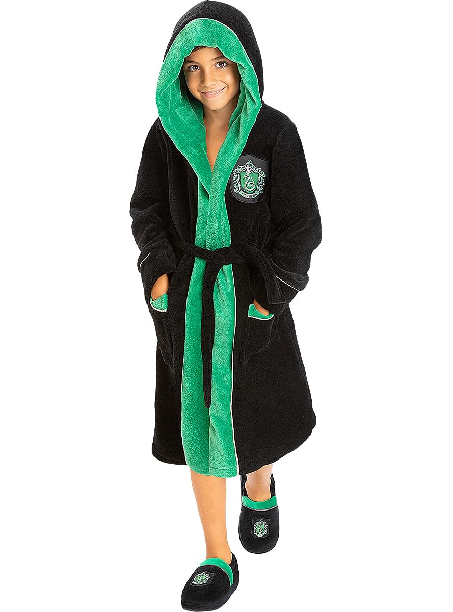 Halat de baie de Slytherin pentru copii - Harry Potter