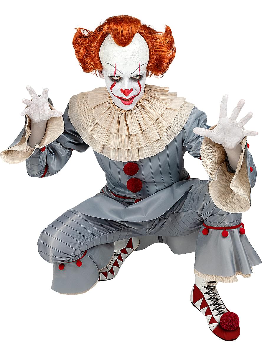 Pennywise Kostyme Plusstørrelse - It Chapter Two