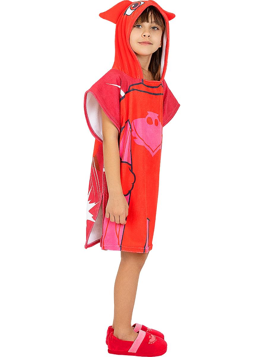 Buhita poncho handklæði fyrir stelpur - PJ Masks