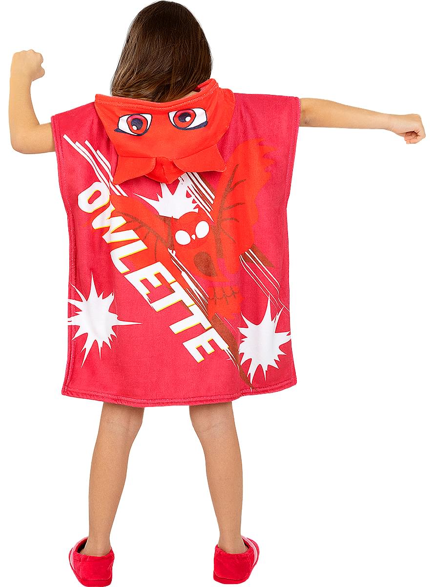 Toalla poncho Buhíta para niña - PJ Masks 