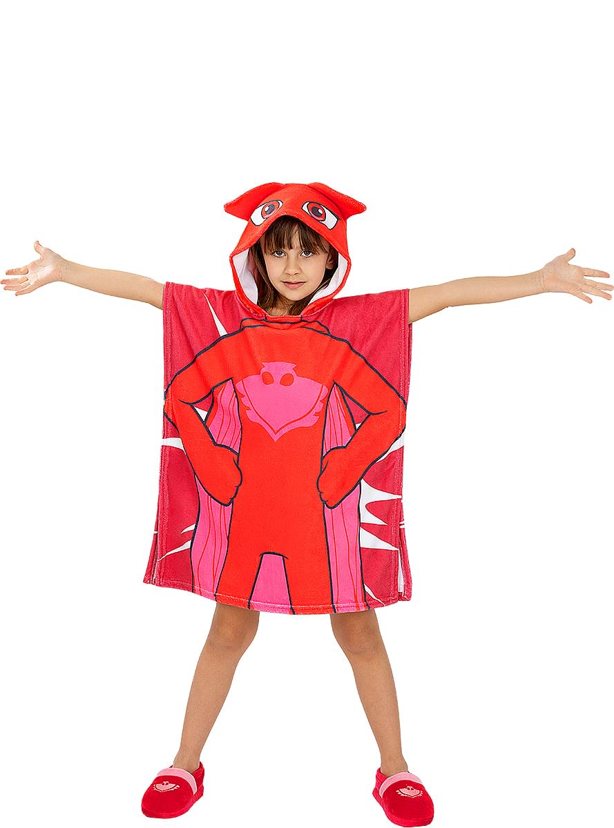 Buhita poncho handklæði fyrir stelpur - PJ Masks