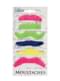 Adult's Set of 6 Stick-On Moustaches
