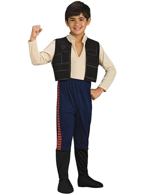 Costume Han Solo Per Bambini - Rubie's, Camicia, Gilet, Pantaloni E Copriscarpe