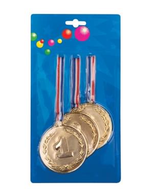 3 medallas de campeón