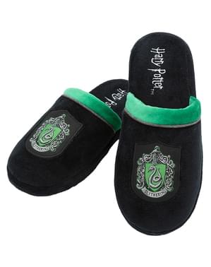 Slytherin Slippers for Adults - Harry Potter