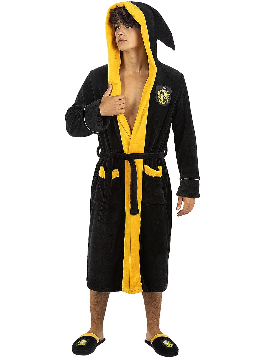 Hufflepuff Bademantel für Erwachsene - Harry Potter