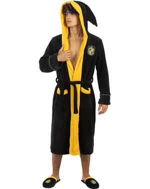 Hufflepuff Dressing Gown for Adults - Harry Potter