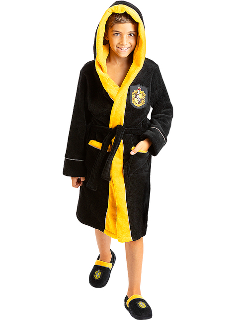 Robe de Hufflepuff para meninos - Harry Potter