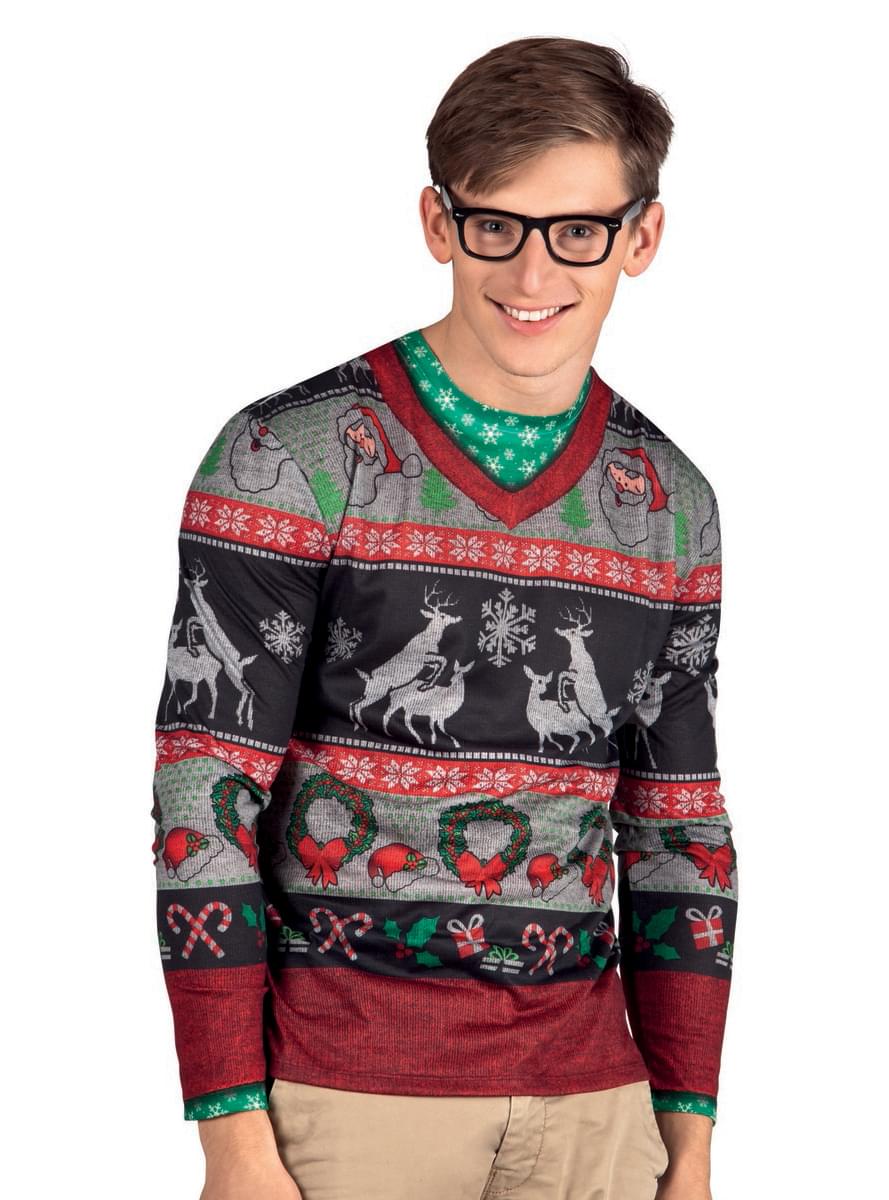 T-shirt de noël homme pour déguisement | Funidelia T-shirt de noël homme pour déguisement | Funidelia