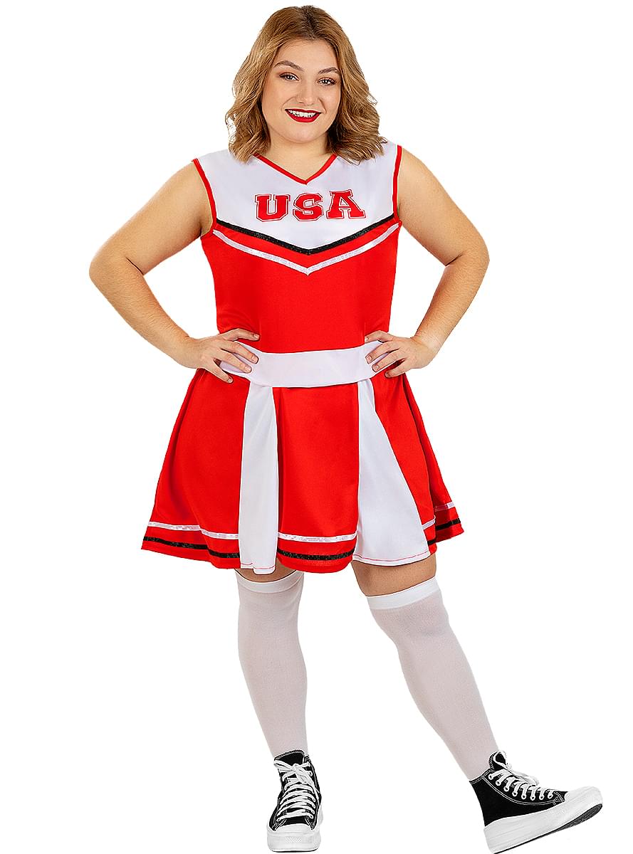 Cheerleader costume plus size. The coolest Funidelia