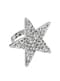 Anillo de estrella brillante para mujer