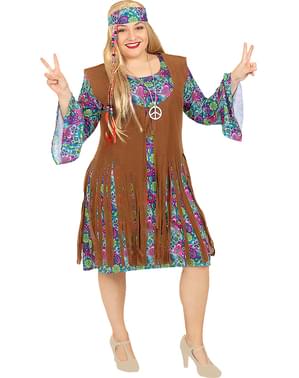 Costum hippie pentru femeie mărime mare