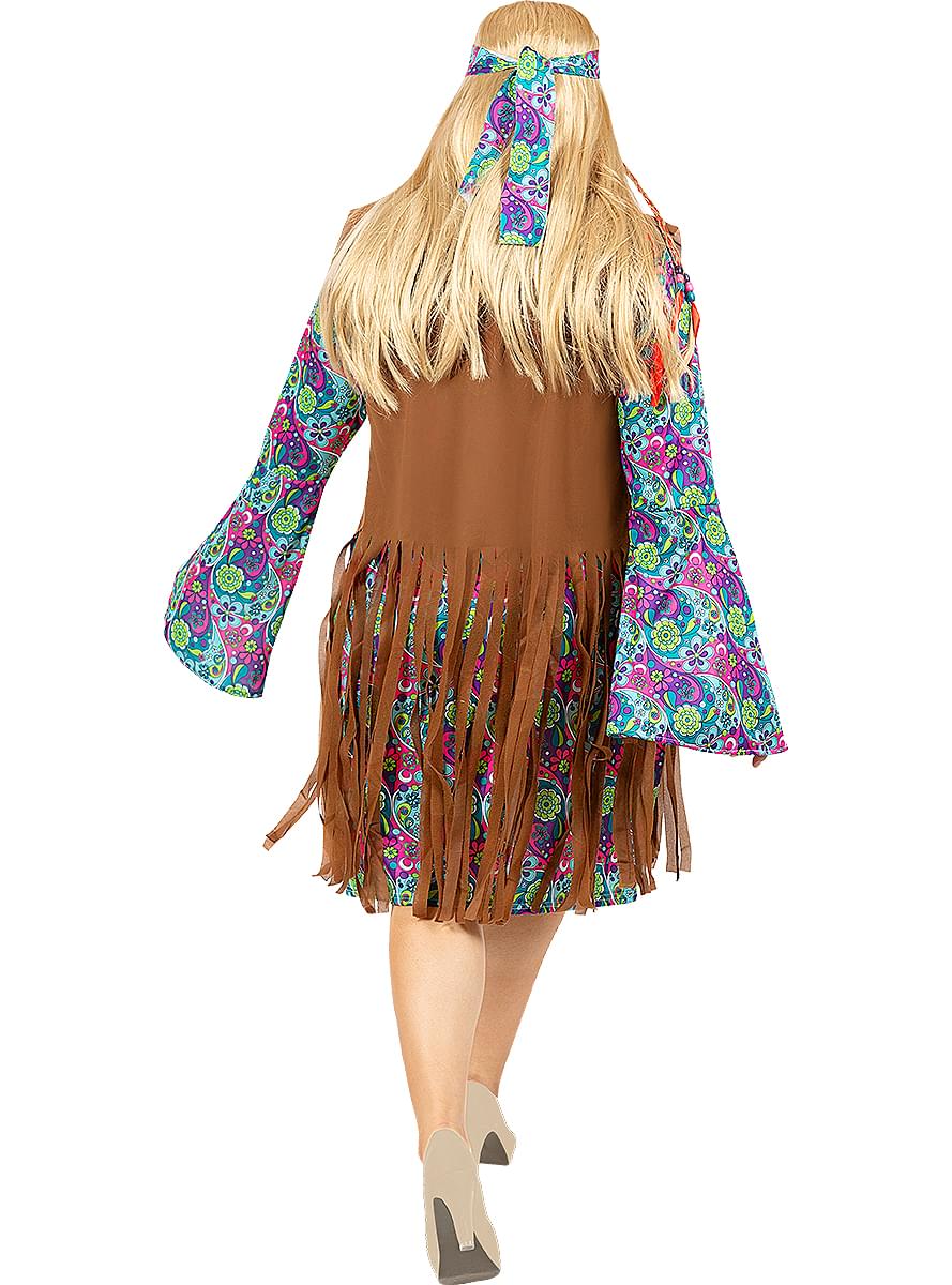 Hippie kostum untuk wanita plus ukuran