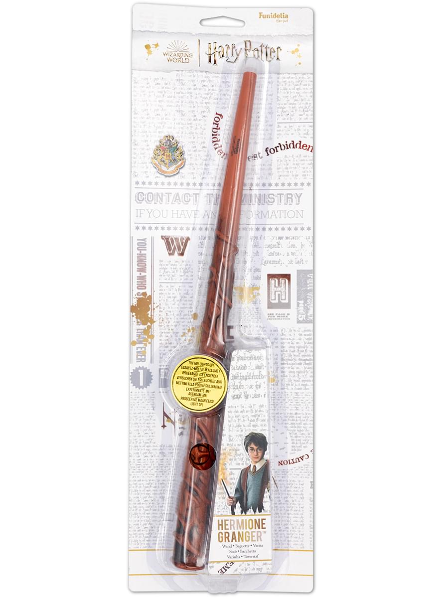 Varita de Hermione Granger con luz
