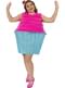 Disfraz de cupcake talla grande