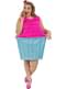 Disfraz de cupcake talla grande