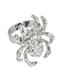 Anillo de araña brillante para mujer