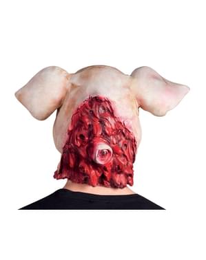 Máscara de cerdo ensangrentado para adulto