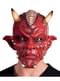 Máscara de diablo con el cráneo abierto para adulto