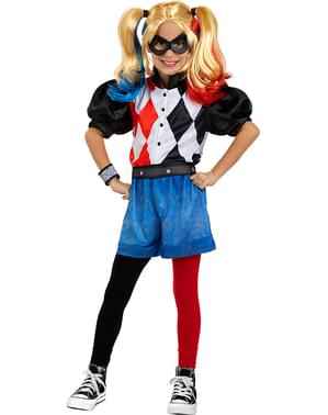 Dievčenský kostým Harley Quinn